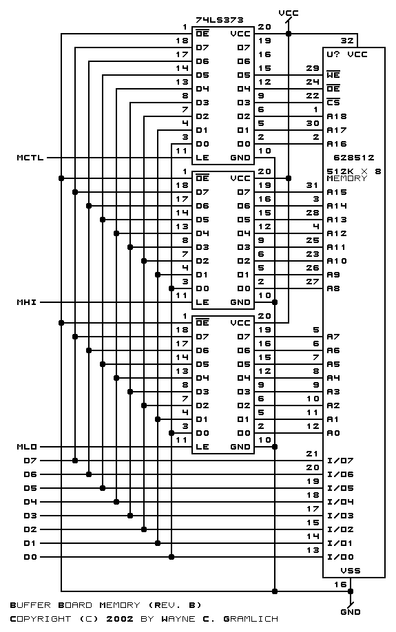 Memory Chip Schematic