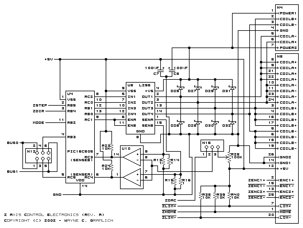 Z Axis Schematic