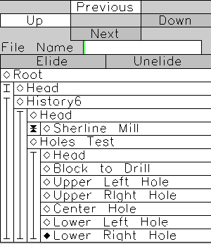 Tree Outline User Interface