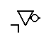 Buffer gate with negative control on left side