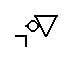 Buffer gate with negative control on right side