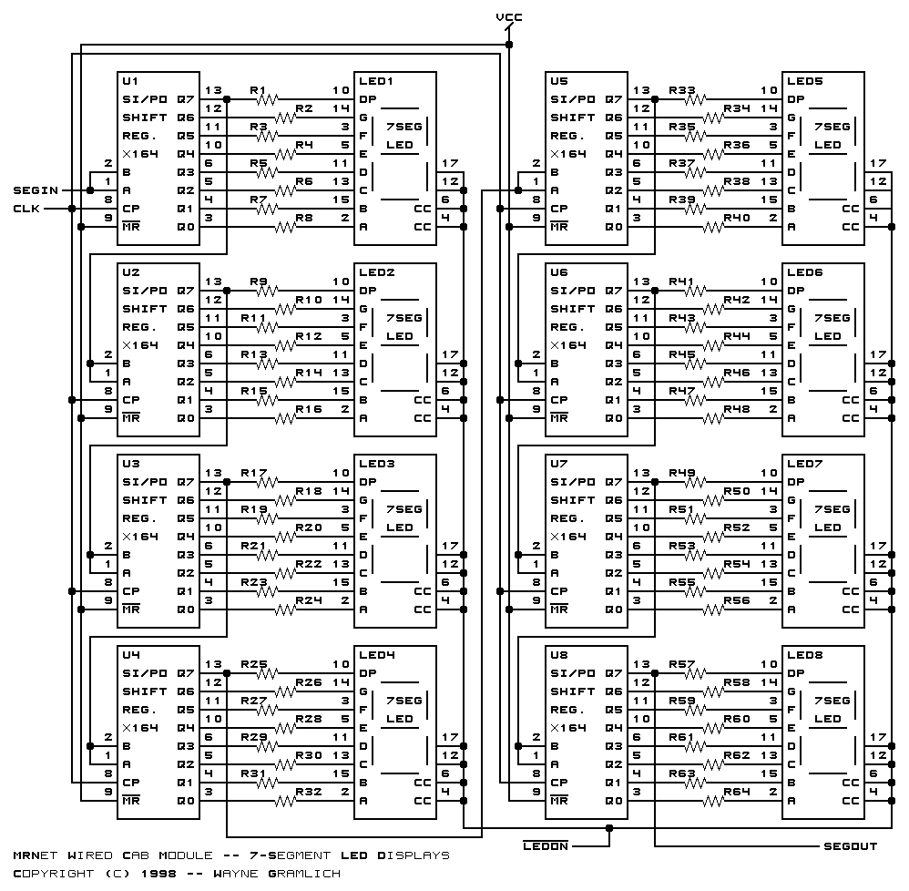 7-Segment Display Schematic