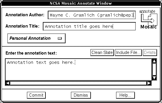 Annotation Pop-up