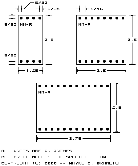 RoboBrick Mechanical Layout