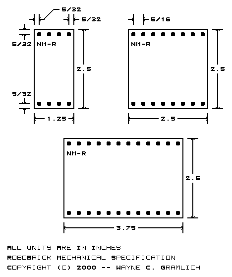 RoboBrick Mechanical Layout